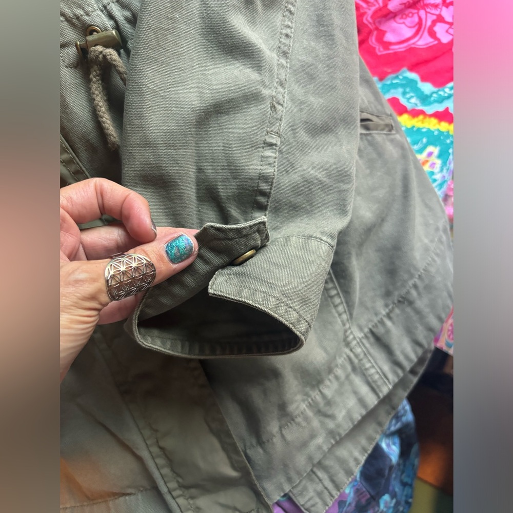 Olive Utility Jacket - Picture 10 of 13